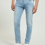 odzież Alcott Dżinsy skinny fit z elastycznego denimu d002 średni ciemnoniebieski mężczyźni 2TXFF6852