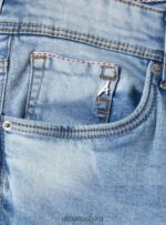 odzież Alcott Dżinsy skinny fit z elastycznego denimu d002 średni ciemnoniebieski mężczyźni 2TXFF6852 - Image 7