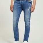odzież Alcott Dżinsy skinny fit z elastycznego denimu d002 średni ciemnoniebieski mężczyźni 2TXFF6921