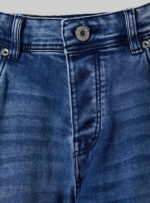 odzież Alcott Dżinsy skinny fit z elastycznego denimu d002 średni ciemnoniebieski mężczyźni 2TXFF6921 - Image 7