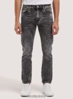 odzież Alcott Dżinsy slim fit d000 czarny mężczyźni 2TXFF61181 - Image 2