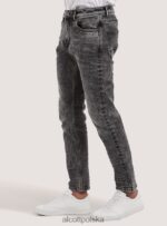 odzież Alcott Dżinsy slim fit d000 czarny mężczyźni 2TXFF61181 - Image 3