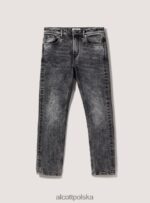 odzież Alcott Dżinsy slim fit d000 czarny mężczyźni 2TXFF61181 - Image 5