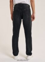 odzież Alcott Dżinsy slim fit z bawełny czarny mężczyźni 2TXFF6907 - Image 5