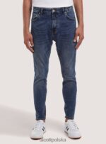 odzież Alcott Dżinsy ze stretchem typu carrot fit d007 jasny lazur mężczyźni 2TXFF6786 - Image 2