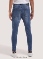 odzież Alcott Dżinsy ze stretchem typu carrot fit d007 jasny lazur mężczyźni 2TXFF6968 - Image 4
