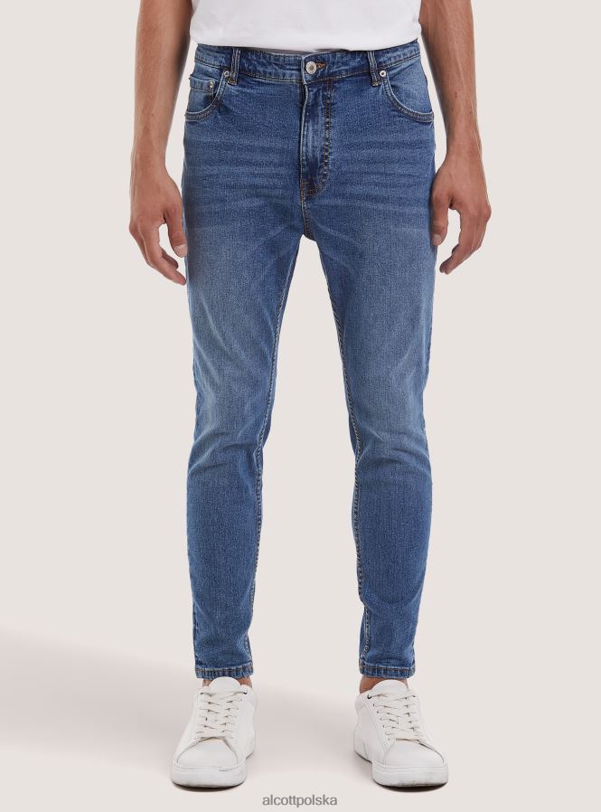 odzież Alcott Dżinsy ze stretchem typu carrot fit d007 jasny lazur mężczyźni 2TXFF6968 - Image 1