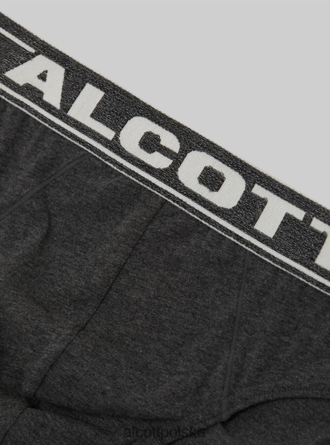 odzież Alcott Elastyczne bawełniane figi z logo bk1 czarny mężczyźni 2TXFF61131 - Image 7