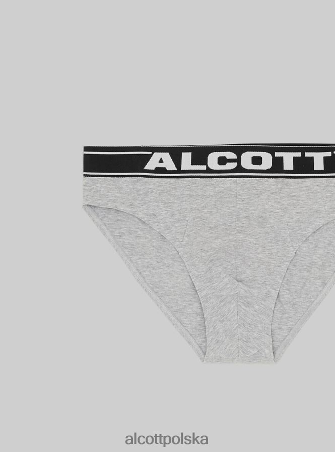 odzież Alcott Elastyczne bawełniane figi z logo bk1 czarny mężczyźni 2TXFF6760 - Image 4
