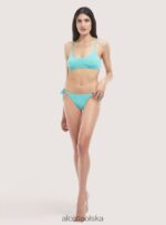 odzież Alcott figi bikini z materiału pochodzącego z recyklingu c704 zielony kobiety 2TXFF6118 - Image 5