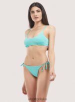 odzież Alcott figi bikini z materiału pochodzącego z recyklingu c704 zielony kobiety 2TXFF6118 - Image 6