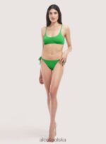 odzież Alcott figi bikini z materiału pochodzącego z recyklingu c704 zielony kobiety 2TXFF6427 - Image 2