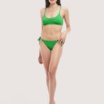 odzież Alcott figi bikini z materiału pochodzącego z recyklingu c704 zielony kobiety 2TXFF6427