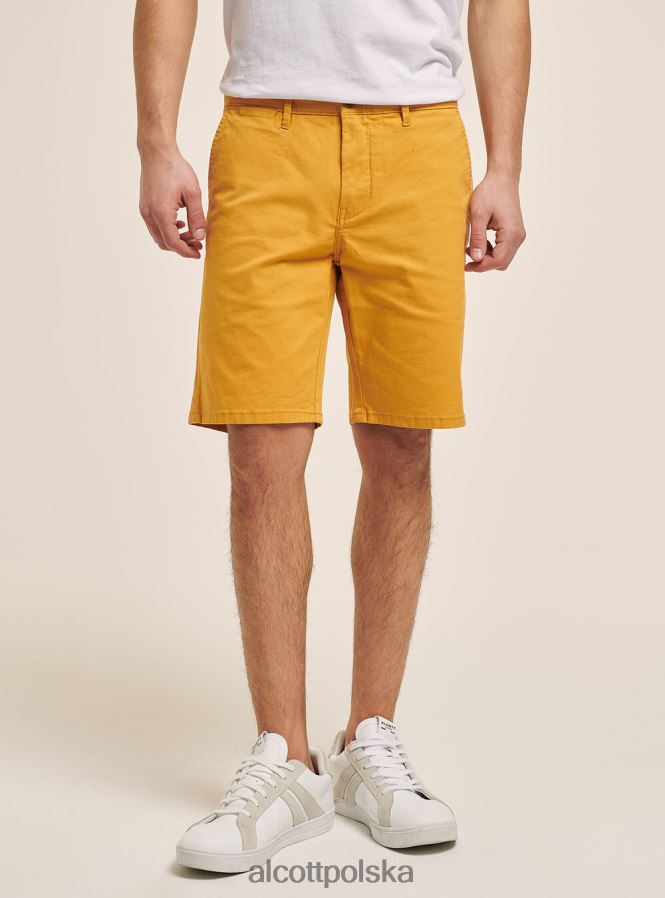odzież Alcott gładkie bermudy z diagonalu niebieska marynarka wojenna mężczyźni 2TXFF6945 - Image 2