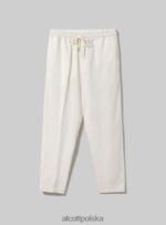 odzież Alcott Jogger pantaloni misto lino wh1 ecru mężczyźni 2TXFF61048 - Image 2