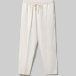 odzież Alcott Jogger pantaloni misto lino wh1 ecru mężczyźni 2TXFF61048