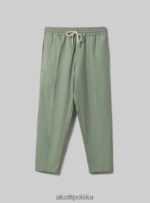 odzież Alcott Jogger pantaloni misto lino wh1 ecru mężczyźni 2TXFF6734 - Image 2