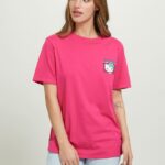 odzież Alcott koszulka Hello Kitty średni fuxia fx2 kobiety 2TXFF6163
