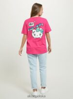 odzież Alcott koszulka Hello Kitty średni fuxia fx2 kobiety 2TXFF6163 - Image 5