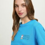 odzież Alcott koszulka Hello Kitty średni ry2 royale kobiety 2TXFF6226
