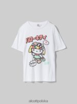 odzież Alcott koszulka Hello Kitty w3 biały kobiety 2TXFF6176 - Image 6