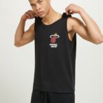 odzież Alcott koszulka NBA bk1 czarny mężczyźni 2TXFF6986