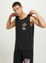 odzież Alcott koszulka NBA bk1 czarny mężczyźni 2TXFF6986