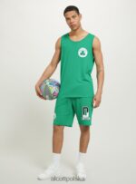 odzież Alcott koszulka NBA gn2 zielone podłoże mężczyźni 2TXFF6985 - Image 2