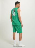 odzież Alcott koszulka NBA gn2 zielone podłoże mężczyźni 2TXFF6985 - Image 5