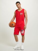 odzież Alcott koszulka NBA rd2 czerwony średni mężczyźni 2TXFF61032 - Image 2