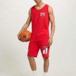 odzież Alcott koszulka NBA rd2 czerwony średni mężczyźni 2TXFF61032