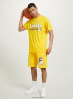 odzież Alcott koszulka NBA tak, żółty średni mężczyźni 2TXFF61034