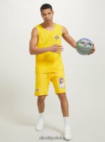 odzież Alcott koszulka NBA tak, żółty średni mężczyźni 2TXFF61100 - Image 2