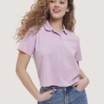 odzież Alcott koszulka polo o dopasowanym kroju biały kobiety 2TXFF6306