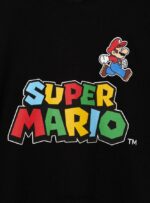 odzież Alcott koszulka Super Mario bk1 czarny mężczyźni 2TXFF6676 - Image 7