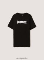 odzież Alcott koszulka z Fortnite'a czarny mężczyźni 2TXFF6793 - Image 2
