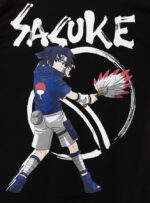 odzież Alcott koszulka z Naruto bk1 czarny mężczyźni 2TXFF6648 - Image 7