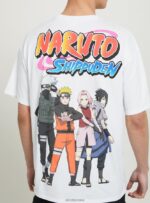odzież Alcott koszulka z Naruto w3 biały mężczyźni 2TXFF6649