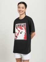 odzież Alcott koszulka z pokemonami bk1 czarny mężczyźni 2TXFF638 - Image 4