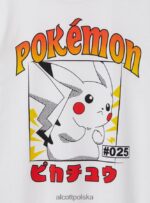 odzież Alcott koszulka z pokemonami w3 biały kobiety 2TXFF634 - Image 6
