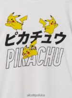 odzież Alcott koszulka z pokemonami w3 biały mężczyźni 2TXFF6643 - Image 7