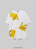odzież Alcott koszulka z pokemonami wh1 ecru mężczyźni 2TXFF6642 - Image 6