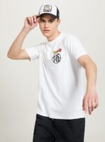 odzież Alcott koszulka ze smoczą kulą w3 biały mężczyźni 2TXFF6660 - Image 2