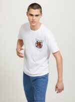odzież Alcott koszulka ze smoczą kulą w3 biały mężczyźni 2TXFF6665