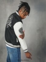 odzież Alcott Kurtka bomber w stylu college'u z wyściółką pochodzącą z recyklingu bk1 czarny mężczyźni 2TXFF6819 - Image 3