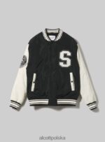 odzież Alcott Kurtka bomber w stylu college'u z wyściółką pochodzącą z recyklingu bk1 czarny mężczyźni 2TXFF6819 - Image 6