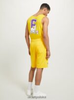 odzież Alcott NBA Bermudy tak, żółty średni mężczyźni 2TXFF61022 - Image 4