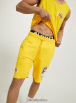 odzież Alcott NBA Bermudy tak, żółty średni mężczyźni 2TXFF61022 - Image 6