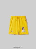 odzież Alcott NBA Bermudy tak, żółty średni mężczyźni 2TXFF61022 - Image 7