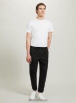 odzież Alcott pantaloni cargo ze stretchu diagonalnego gy2 szary średni mężczyźni 2TXFF61099 - Image 3